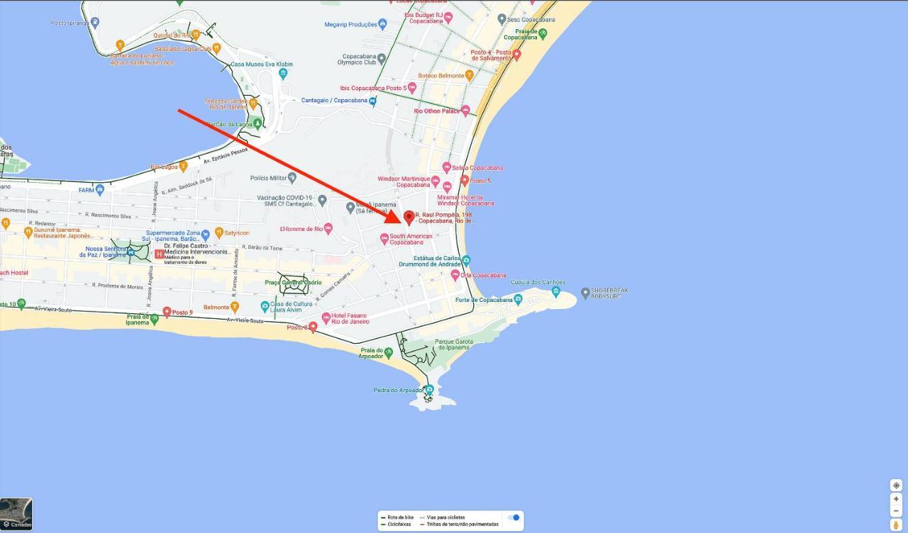 2Qtos: Copacabana, Ipanema E Metro! Rio de Janeiro Exterior photo